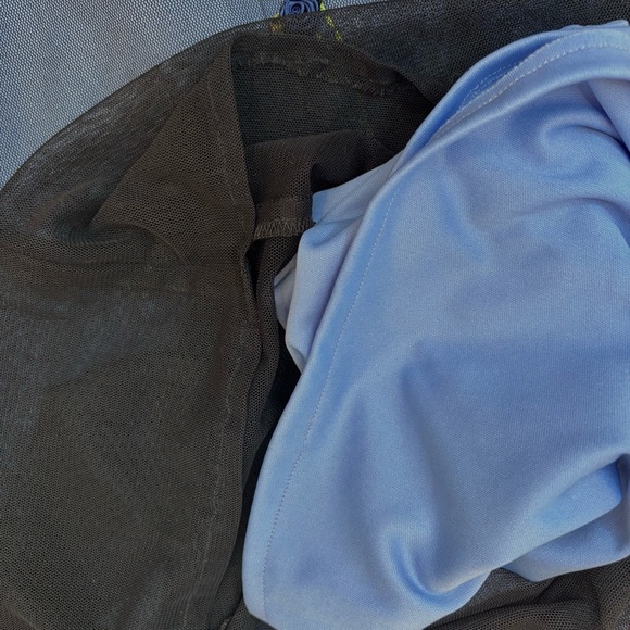 Vintage Rampage 90's/Y2K Mesh Overlay Maxi Dress Fairy Grunge Whimsigoth 3-XS - Picture 9 of 12